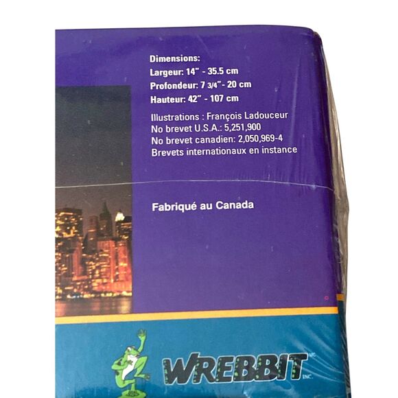 Wrebbit Puzz-3D Empire State Bldg Sealed 1995 902 Pcs MB Puzzle - Picture 4 of 4